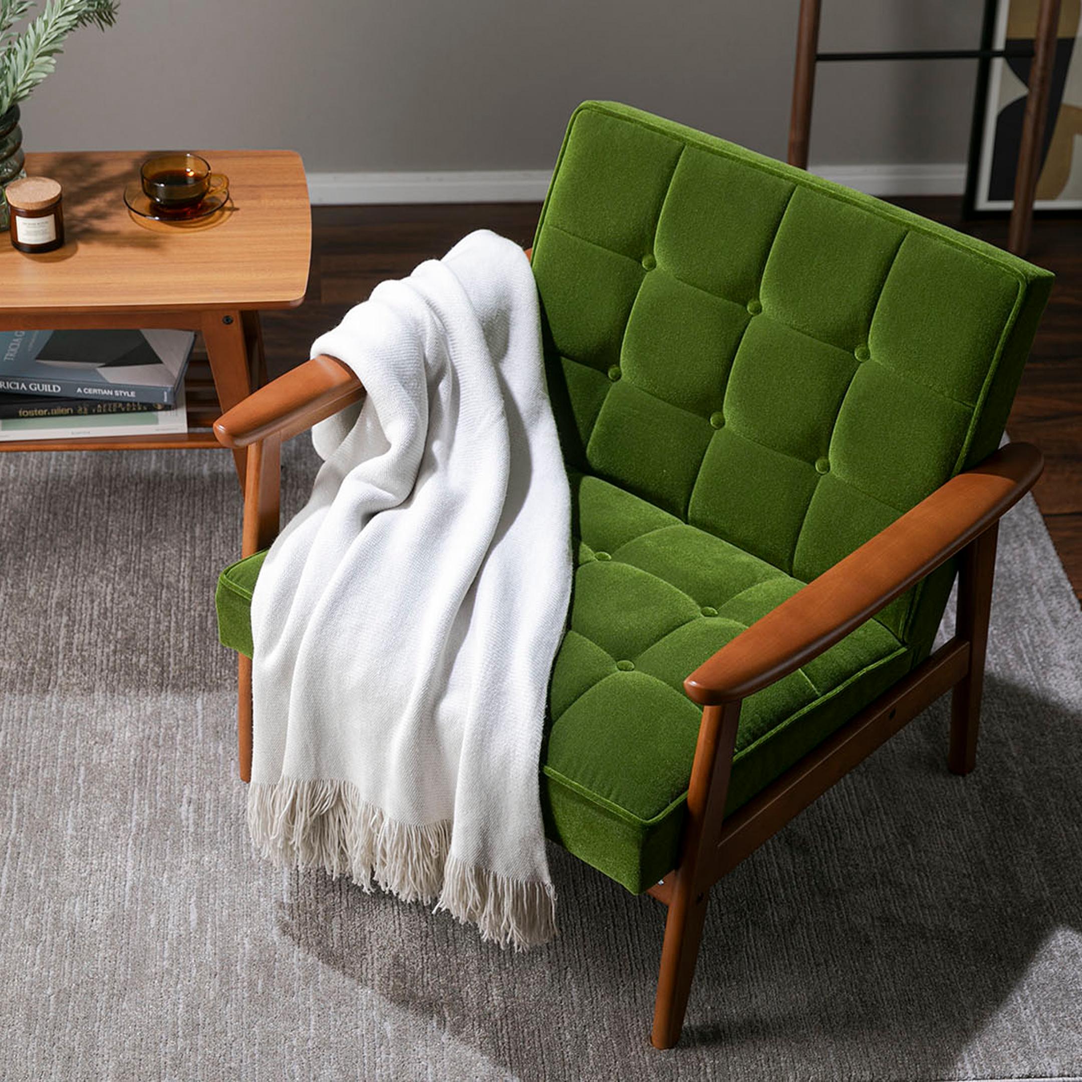 カリモク60 Kチェア ① 1人掛けモケットグリーン 近距離 大阪府