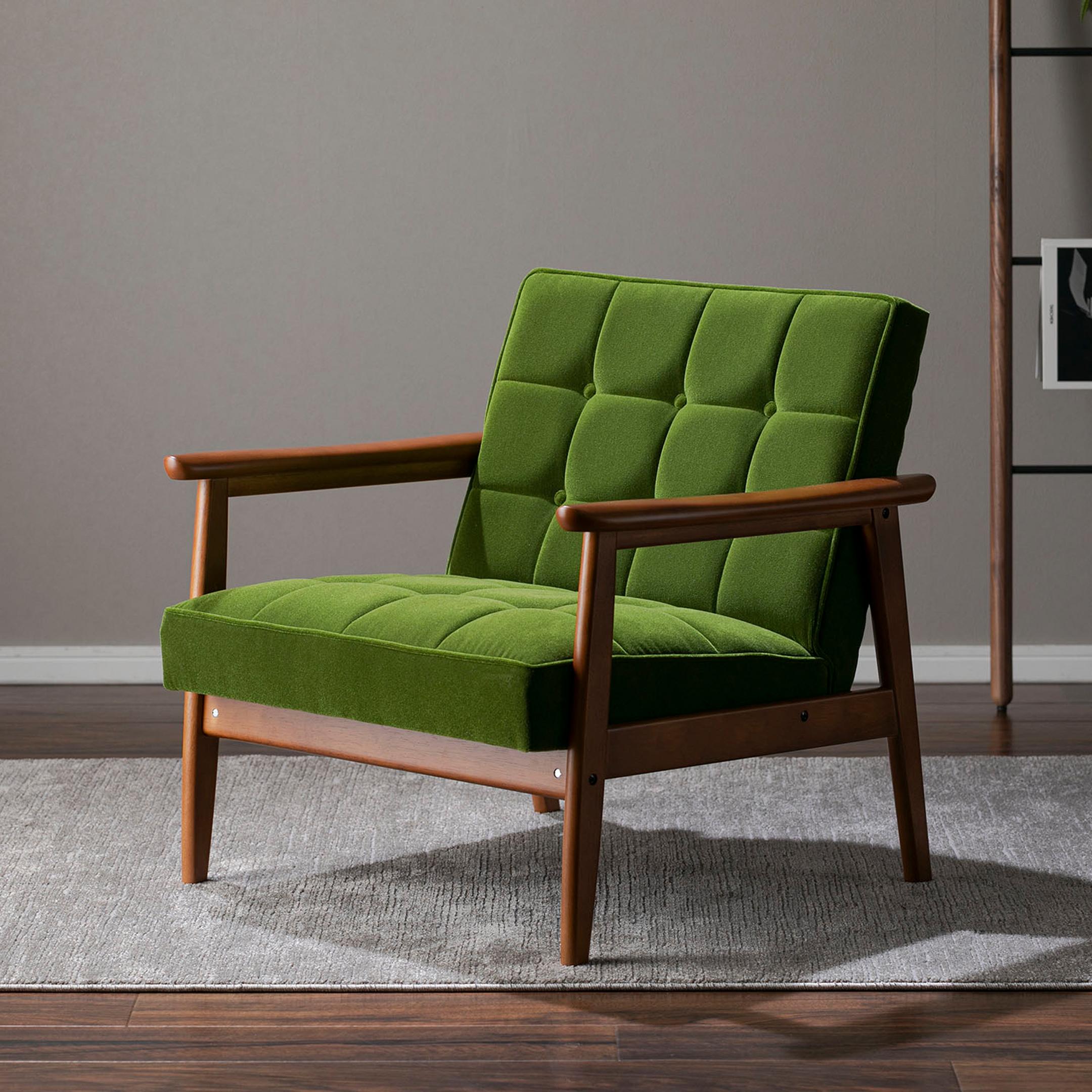 カリモク60 Kチェア 2シーター モケットグリーン karimoku60