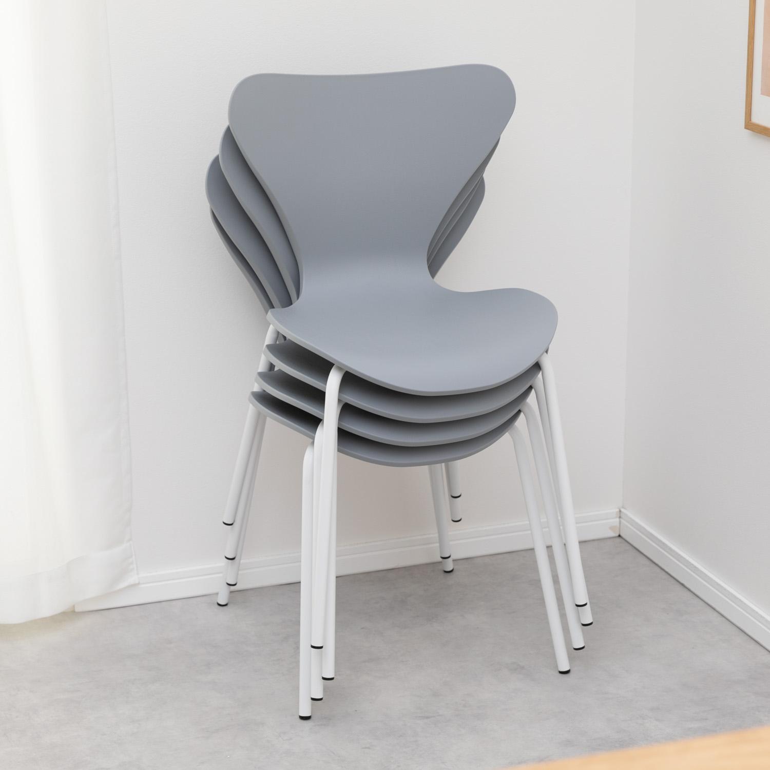 美品 セブンチェア プライウッドチェア スタッキング リプロダクト 2脚