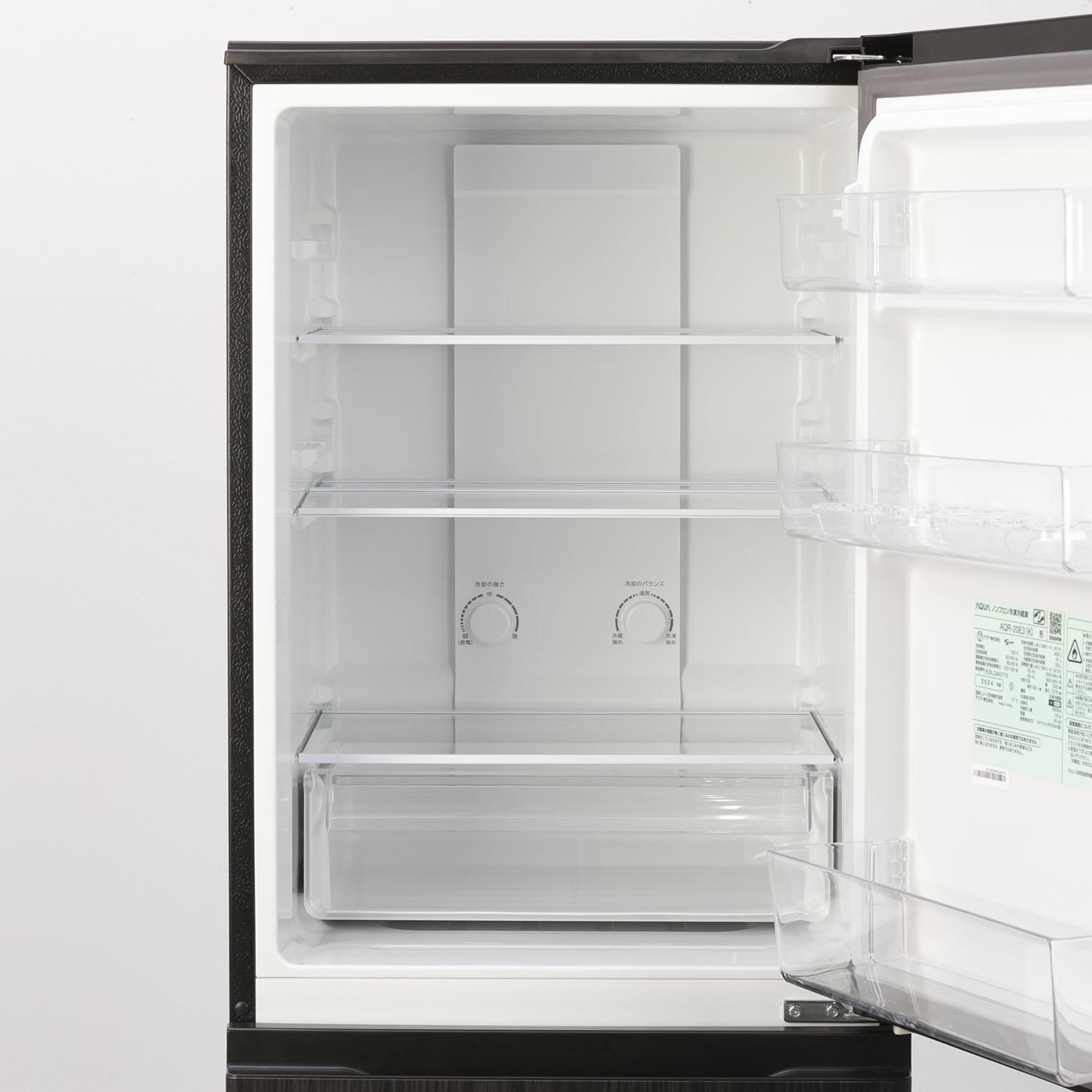 AQUA 200L 2ドア 冷凍・冷蔵庫 木目調デザイン 200L AQUA / アクアの