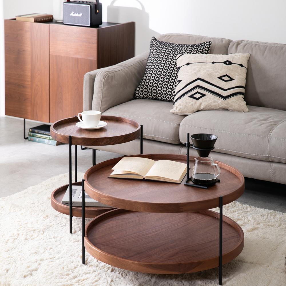 moda en casa フムラ エンドテーブル 直径44×高さ48cm moda en casa