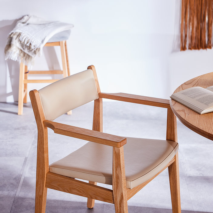 NOCE ベージュ 合成皮革 アームチェア 1人掛け公式】 LEGNATEC