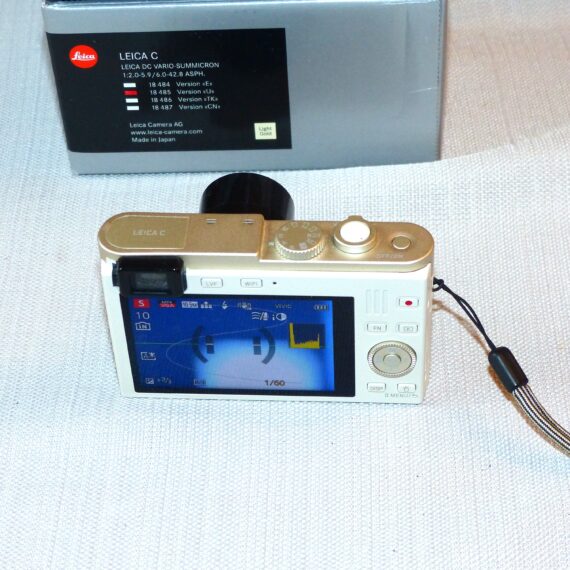 Leica C (Type 112) Digital Camera (Light Gold) Cat#18485 Mint