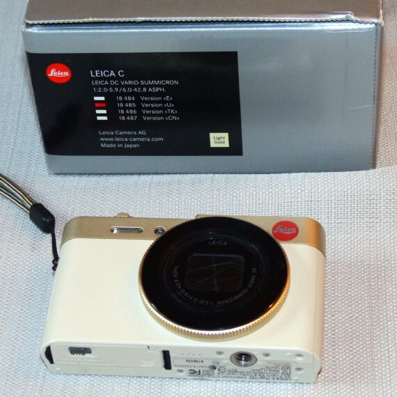 Leica C (Type 112) Digital Camera (Light Gold) Cat#18485 Mint