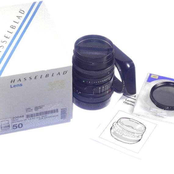 Hasselblad 50mm f4 T* Distagon CF FLE Lens Sold with lens hood