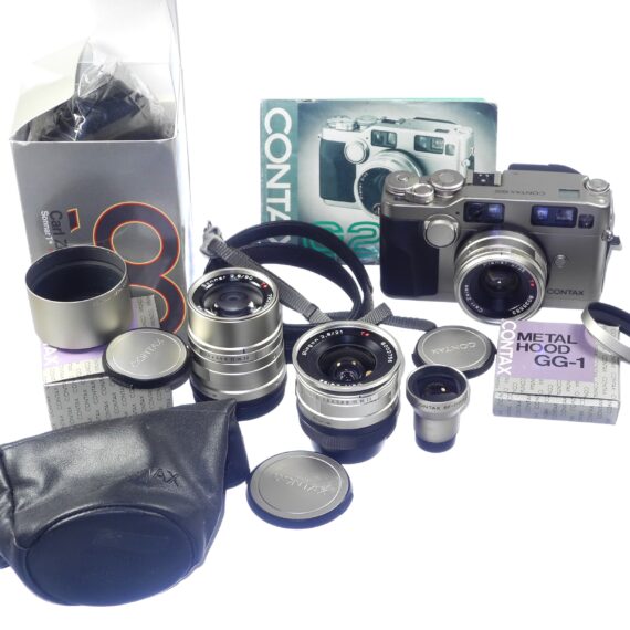 Contax G2 Film Camera (Just overhauled) With Contax lenses: 21mm