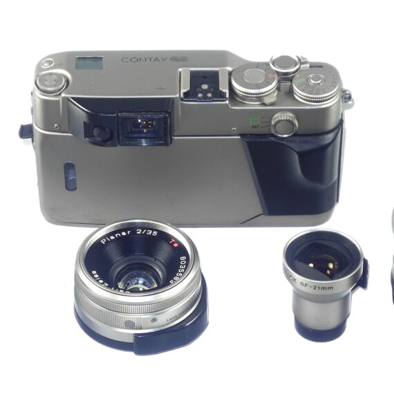 Contax G2 Film Camera (Just overhauled) With Contax lenses: 21mm