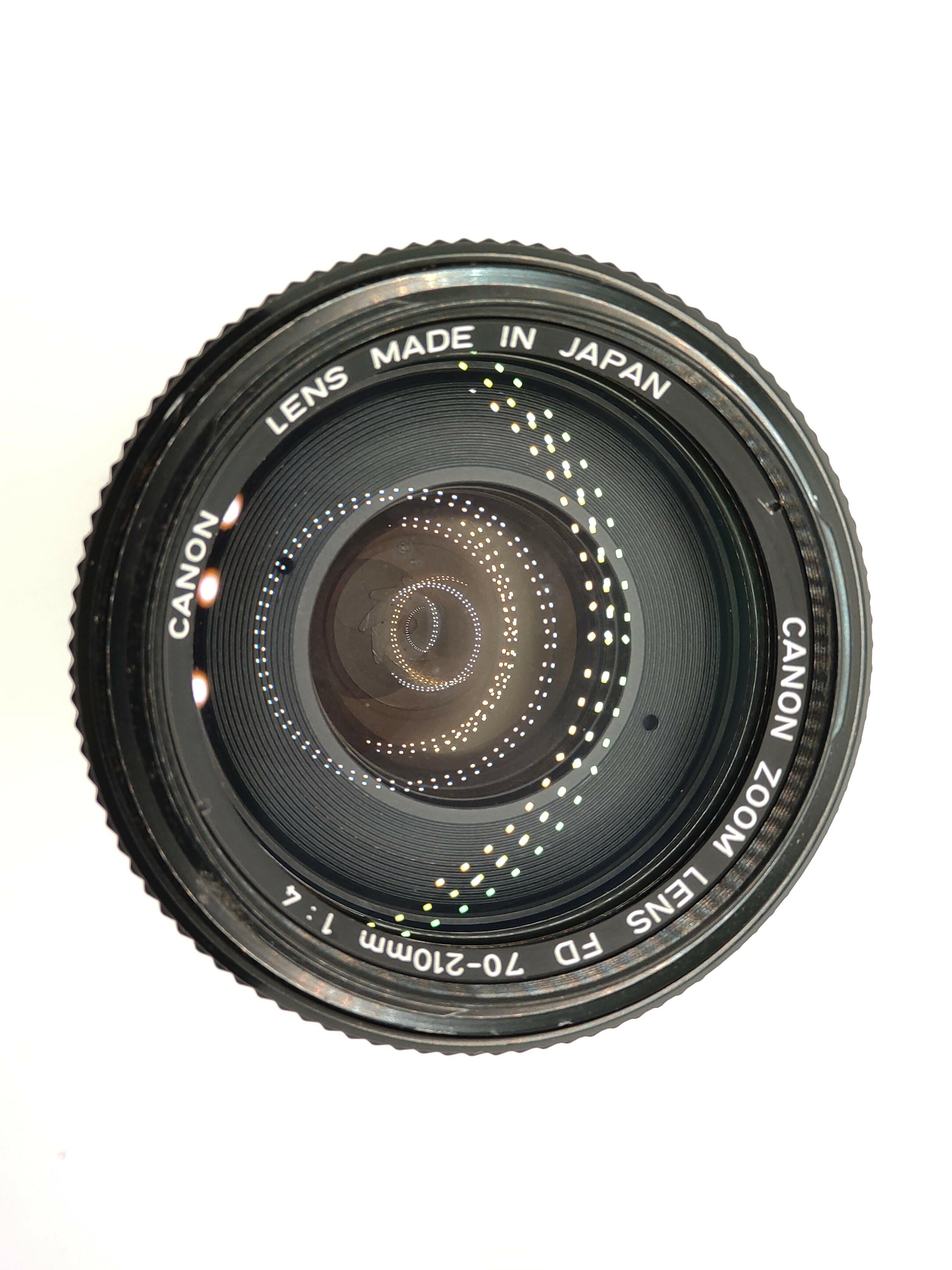 Canon FD 70-210mm f4 telephoto zoom lens for AE-1, A-1, FTb SLRs