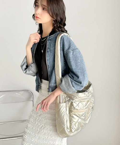 Javaジャバコラボ》旅行にも日常にも◎大容量ポケットキルティング