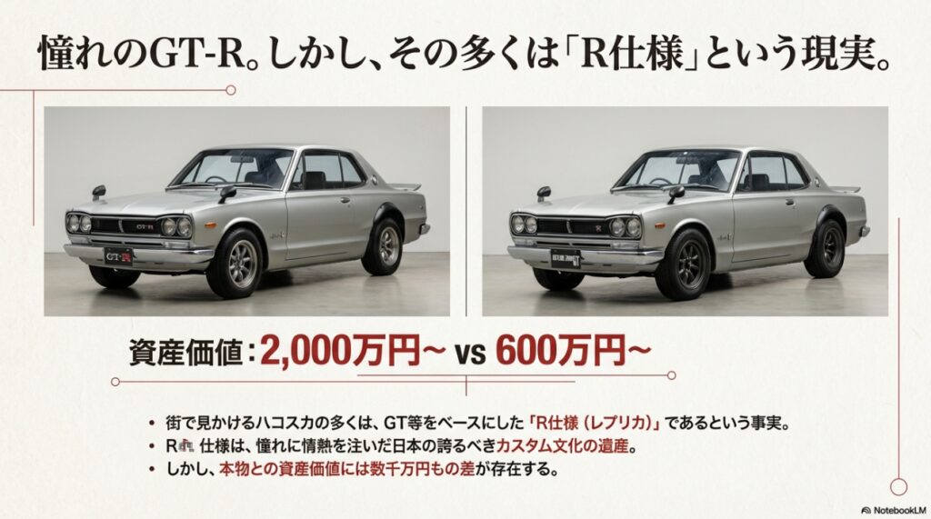 徹底解説】ハコスカGT-Rの見分け方。ガラスと車台番号に隠された「本物