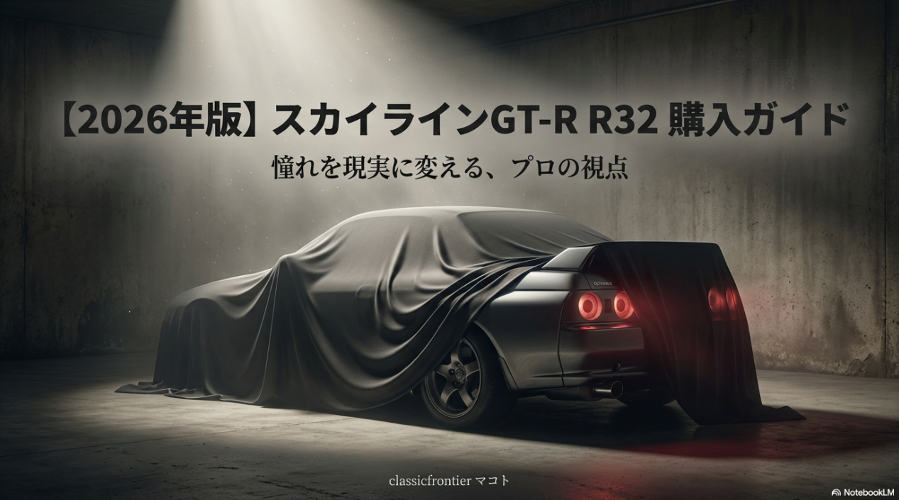 2026年最新】スカイラインGT-R R32相場の全貌。価格高騰の裏側と「維持