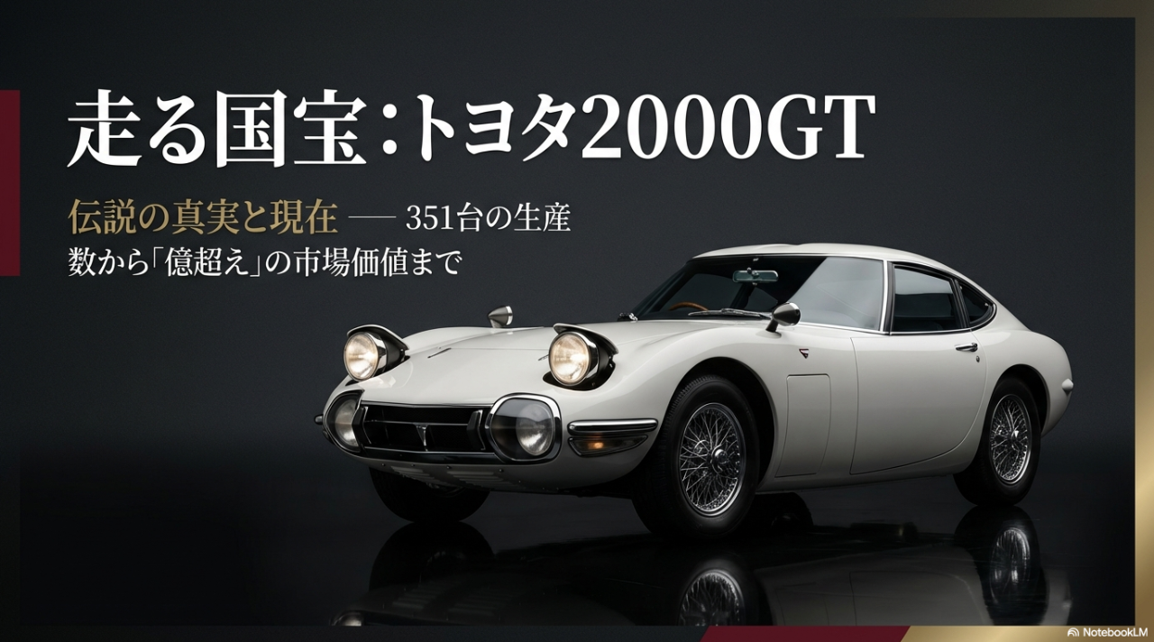 トヨタ2000GTの現存台数は？驚異の生存率と「億超え」市場価値