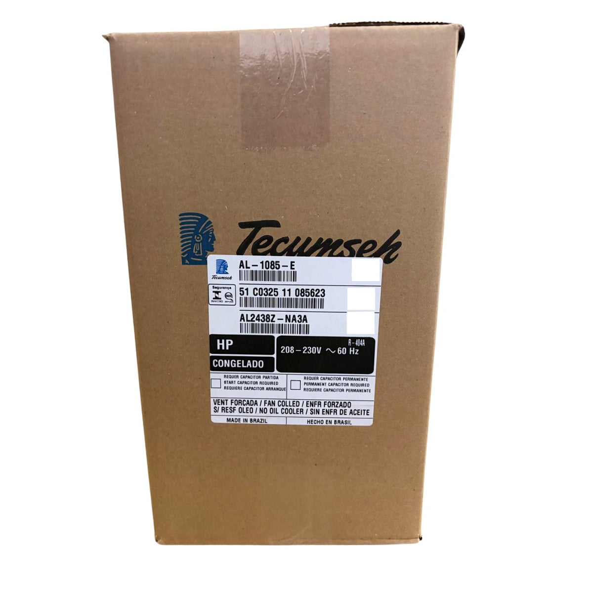 Compressor Tecumseh 1.1/4 HP R404A 220V AL2438Z-NA3A