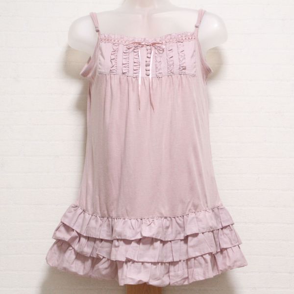 ピンクローン段々フリルカットソーキャミソール - ピンクハウス通販