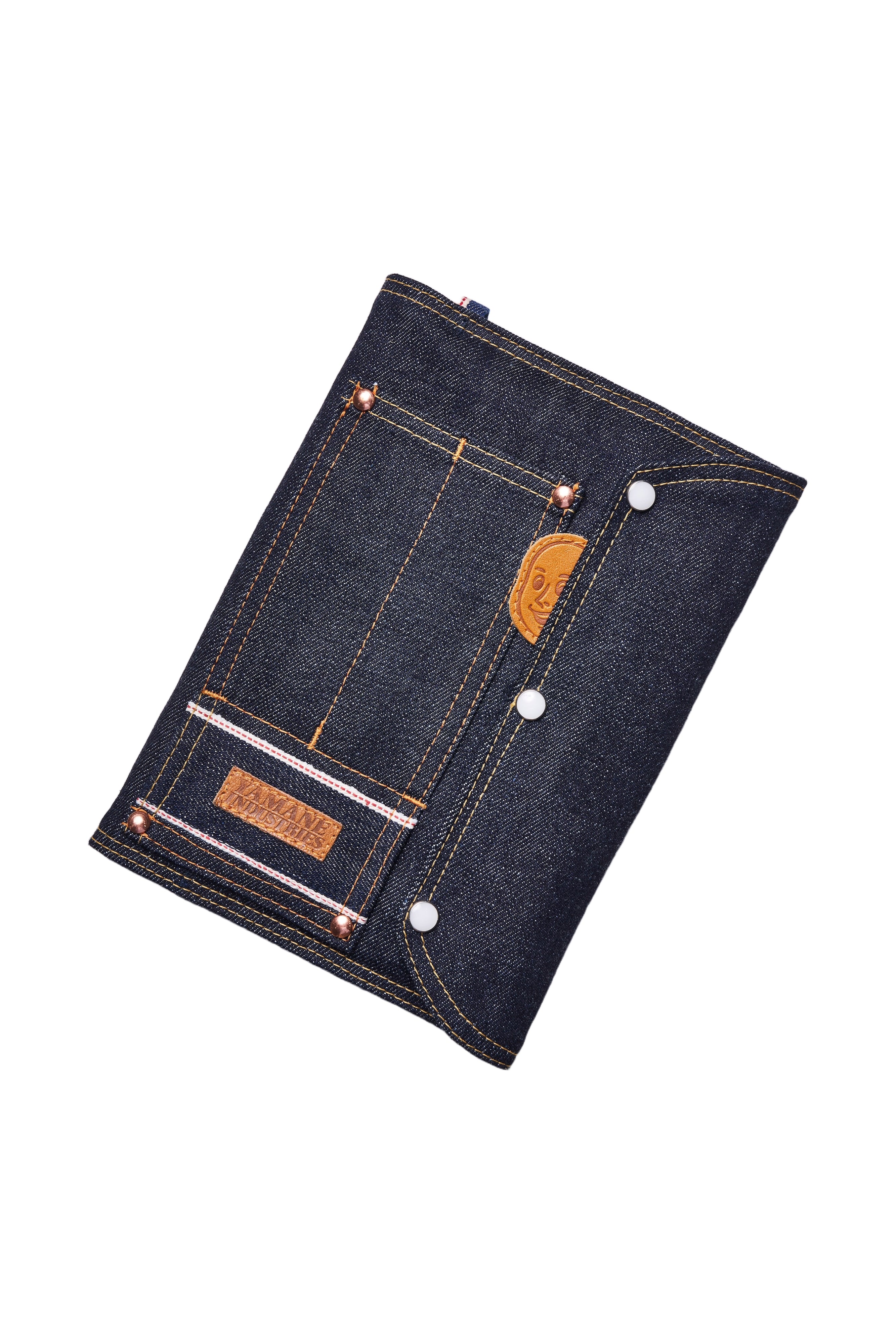 YAMANE INDUSTRIES × LightningセルビッジデニムノートカバーA5