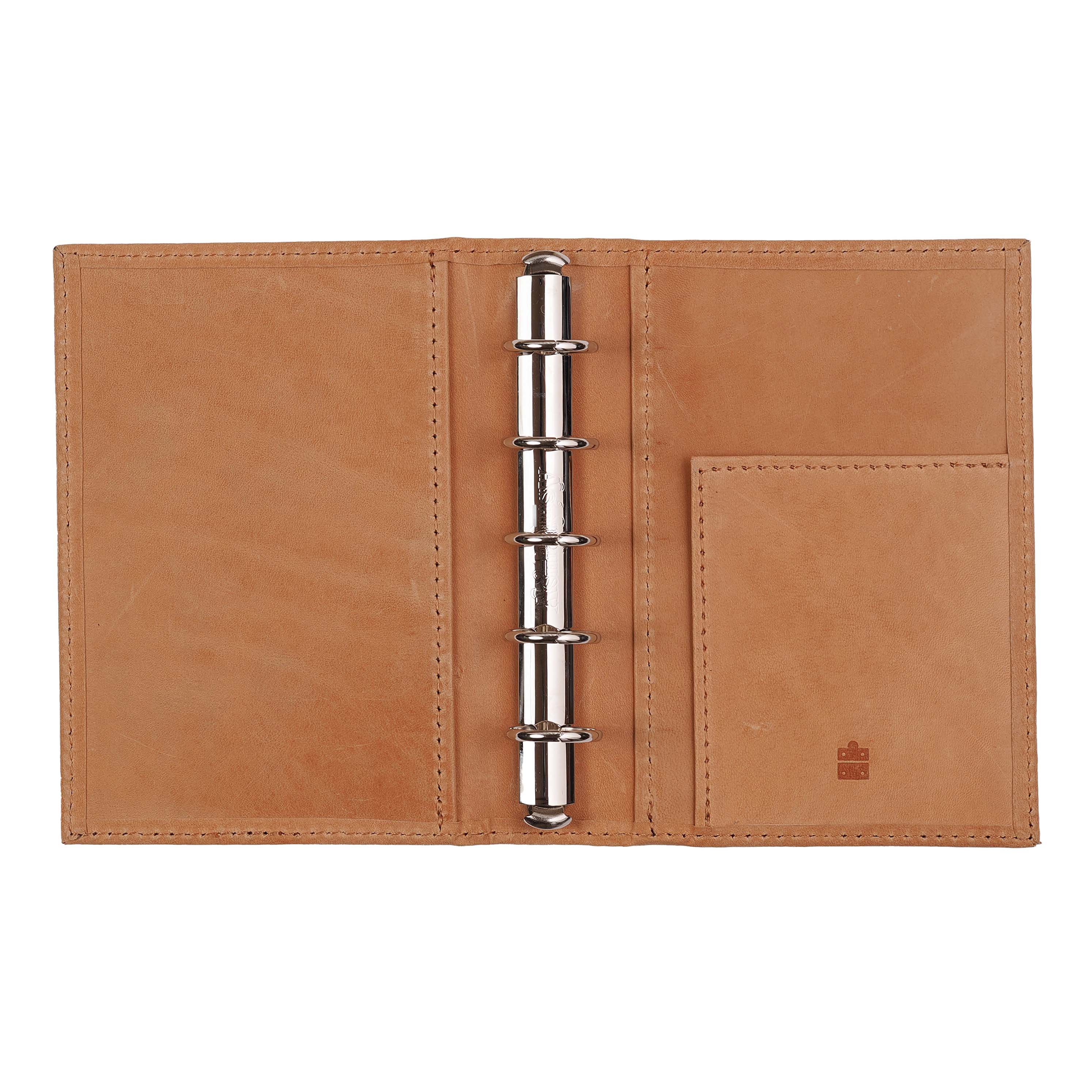 準備中】システム手帳 ミルト M5 φ17mm ヌメ（趣味文オリジナル