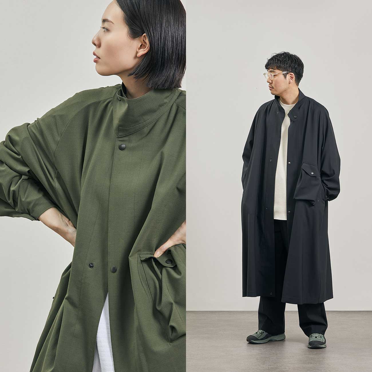 完売間近…数量限定「HYKE」の別注コート2種が残りわずか | clumsy