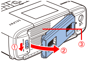 コンパクトフォトプリンター】コンセントのない場所で使用するには