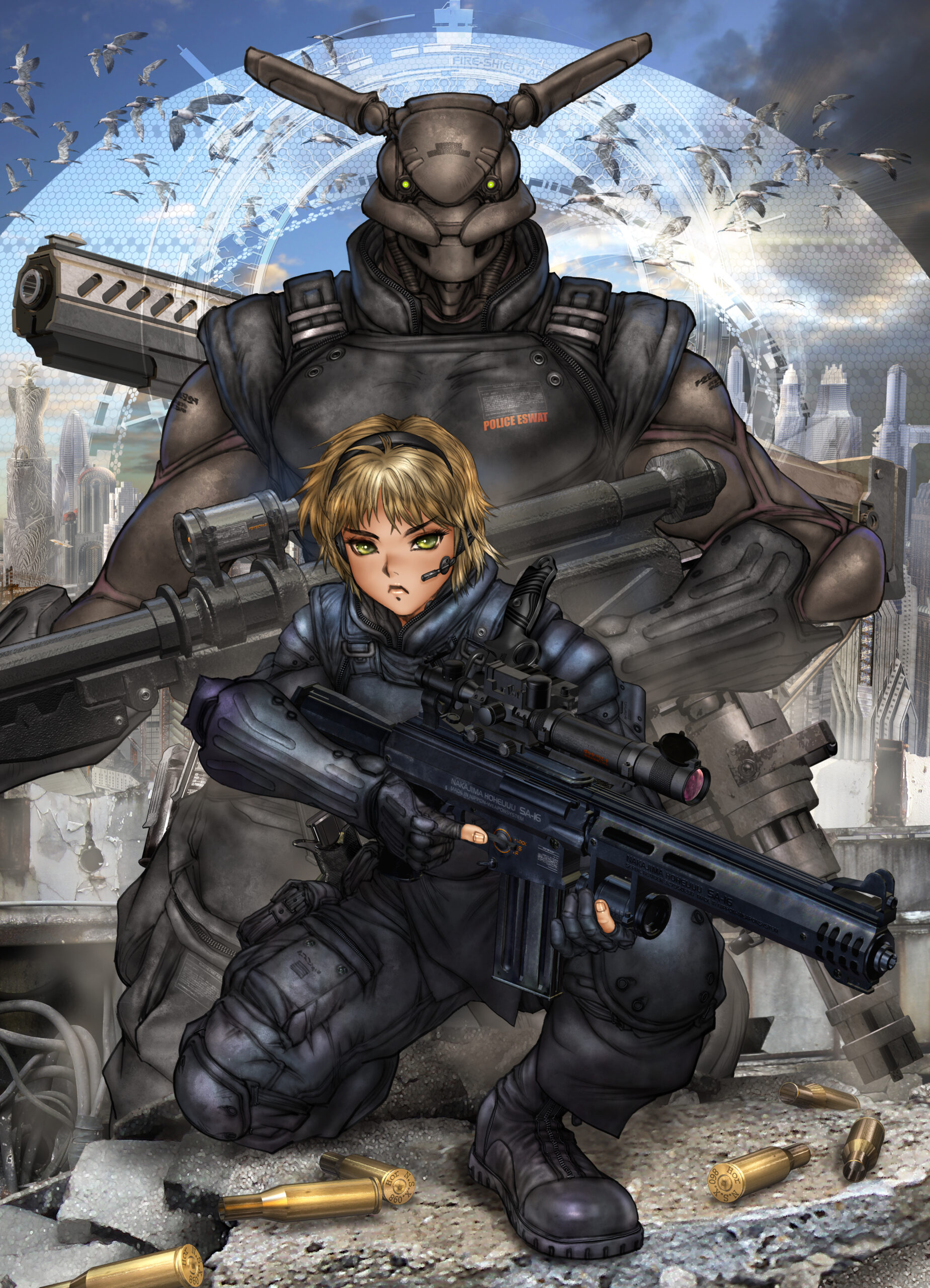 商業デビュー作『アップルシード』から代表作『攻殻機動隊』、さらには