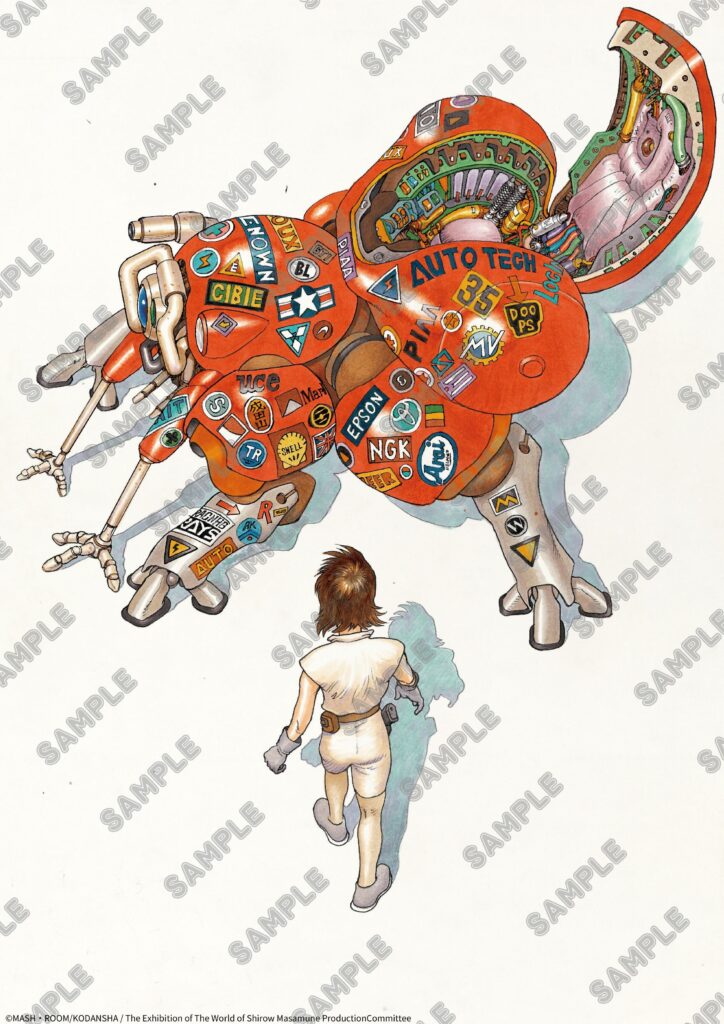 士郎正宗の世界展〜「攻殻機動隊」と創造の軌跡〜 】大阪・心斎橋PARCO