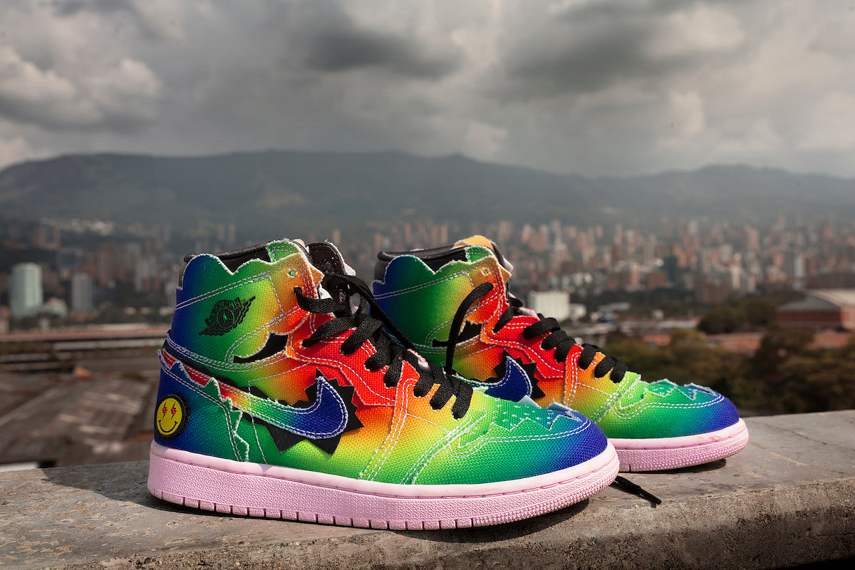 J Balvin x Air Jordan 1 'Colores Y Vibras' Online Drawing – CNCPTS