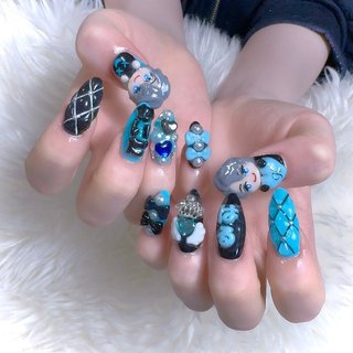 3Dネイルパーツ文字オーダー ひらがな 推しネイル メンカラネイル 3D