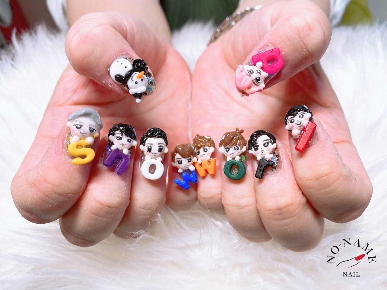 ライブ/ハンド/3D/ジェルネイル/お客様 - sonomiのネイルデザイン[No