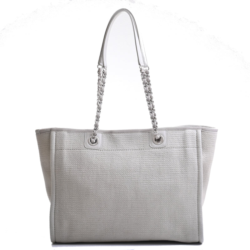 シャネル 22SS 新作 ドーヴィル ポーチ付き コットン W34cm約