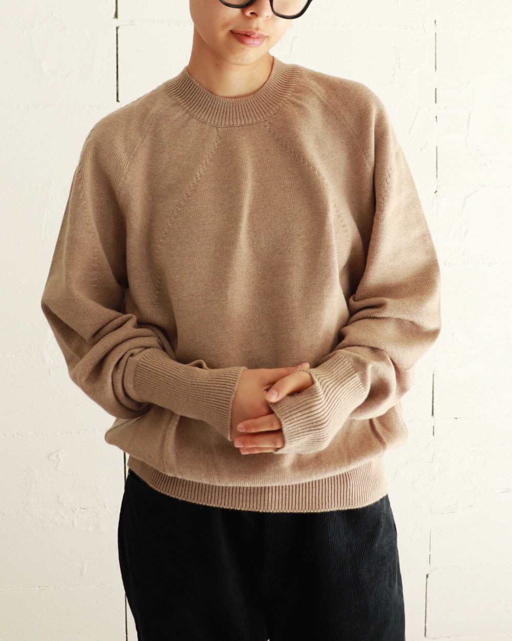 BATONER AGING WOOL SIGNATURE CREW NECK – csew