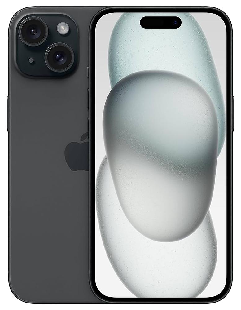 iPhone 15 256GB SIM Free, Black - Apple | CPC