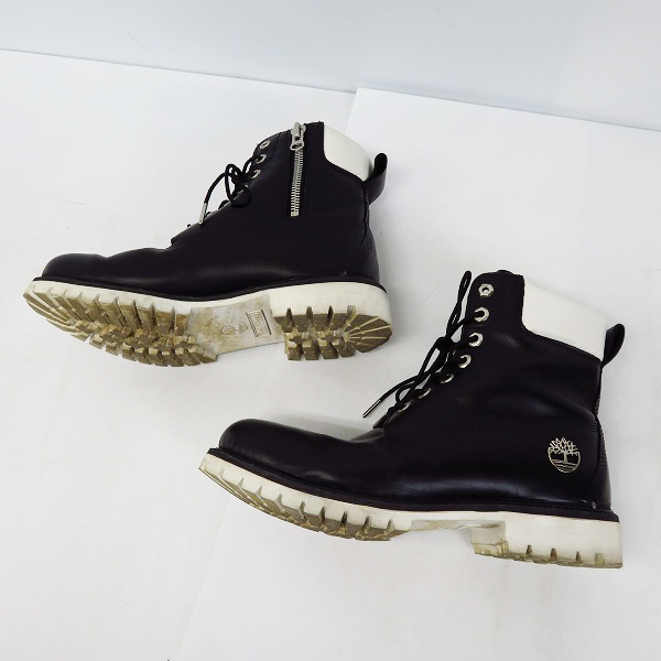 Timberland×STUSSY/ティンバーランド×ステューシー サイドジップレザー