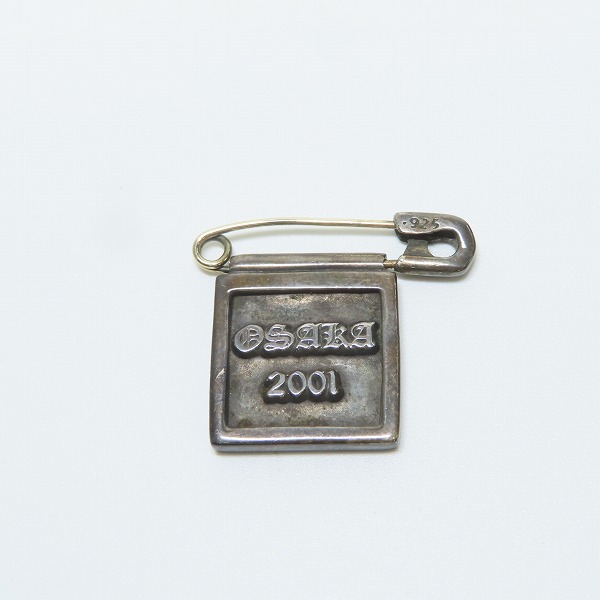 クロムハーツ☆レア☆OSAKA 限定‼︎ 2001 シルバー ピンバッジ 【公式