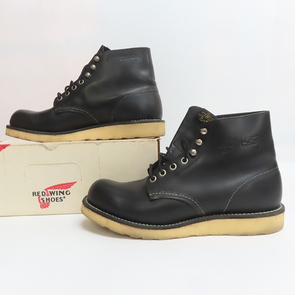 yk]希少極上REDWING×STUSSYステューシー別注レッドウィング8167