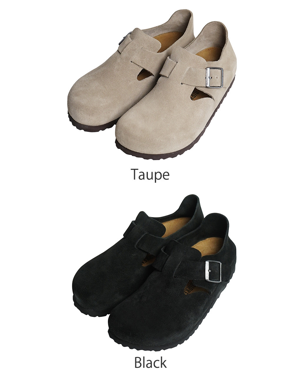 BIRKENSTOCK ロンドン London クロッグ ベロアレザー スエードレザー