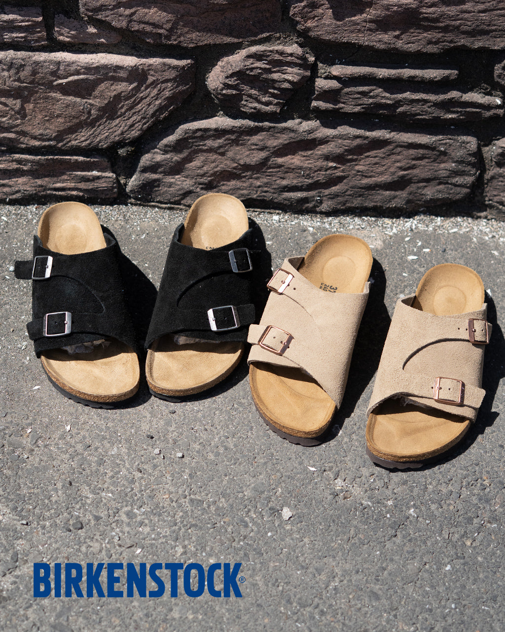BIRKENSTOCK ZURICH LEVE チューリッヒ スエードレザー ベルトサンダル