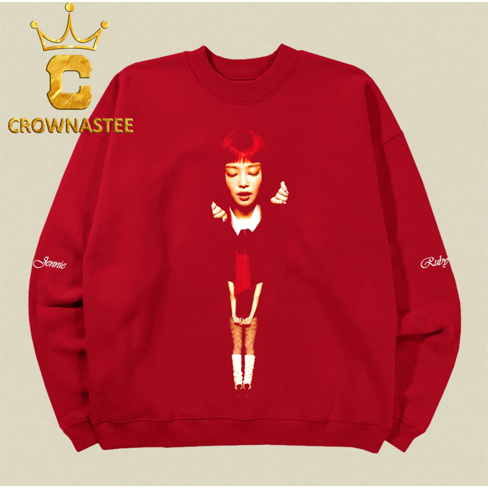 Jennie Blackpink Ruby Album All Over Print Sweatshirt - Crownastee