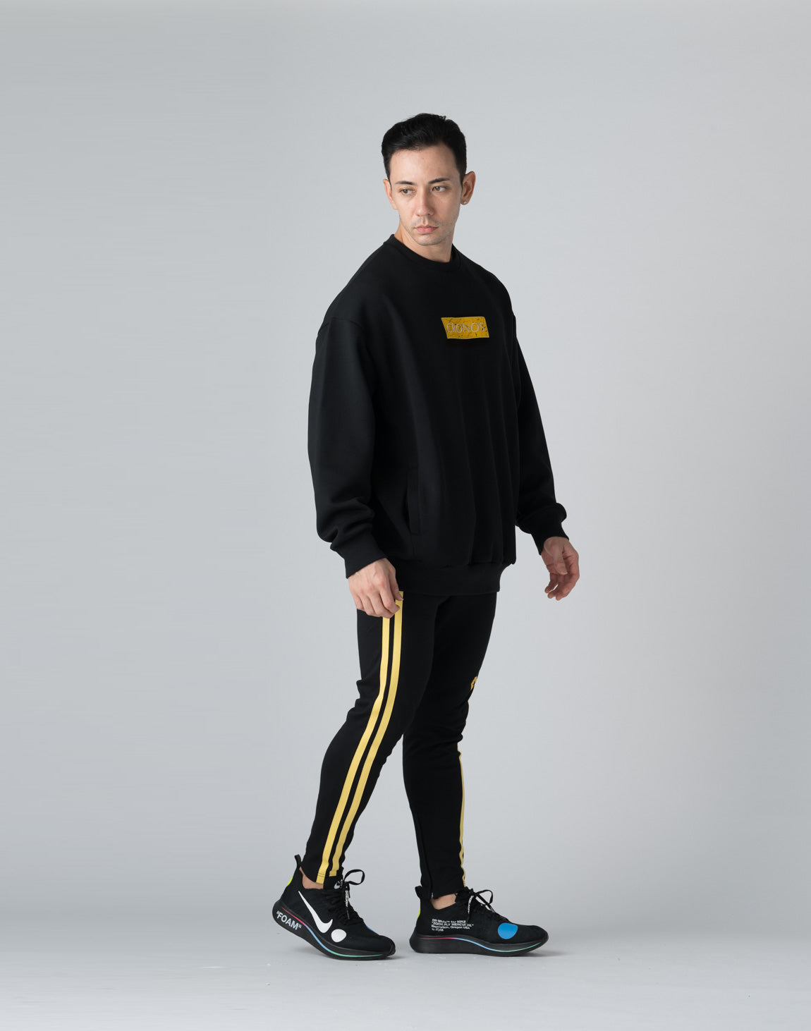 CRONOS クロノス Patchwork sweatshirt セットアップ CRONOS クロノス