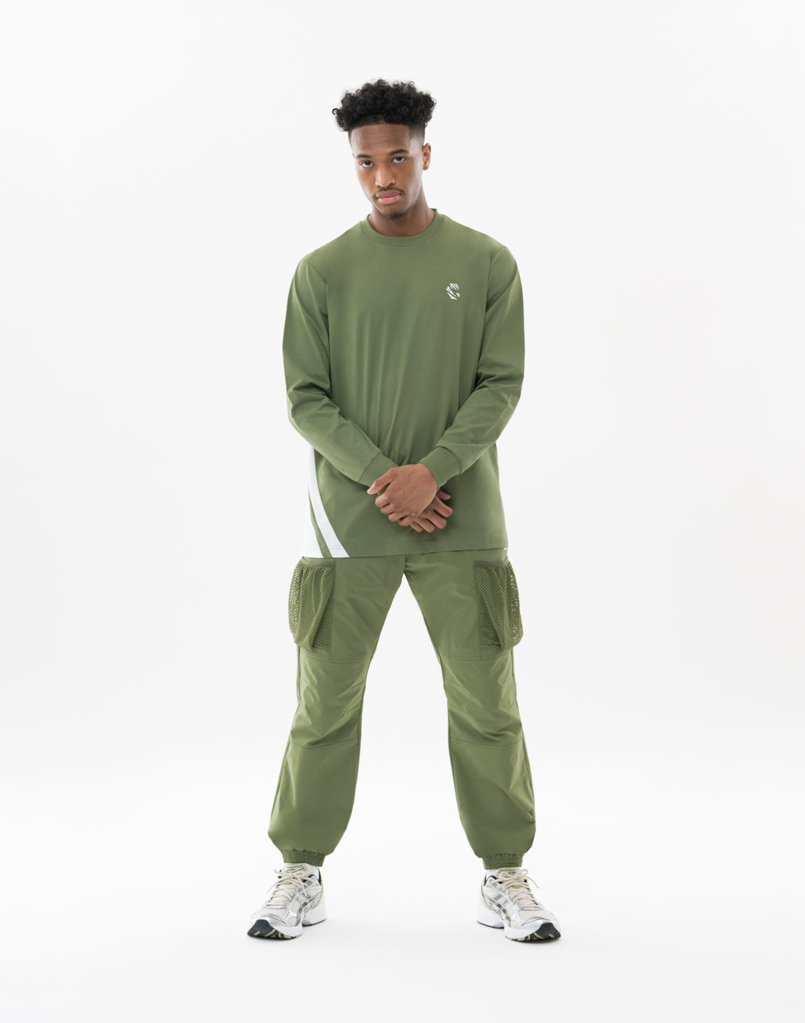 CRONOS Athleisure Cargo Pants【KHAKI】