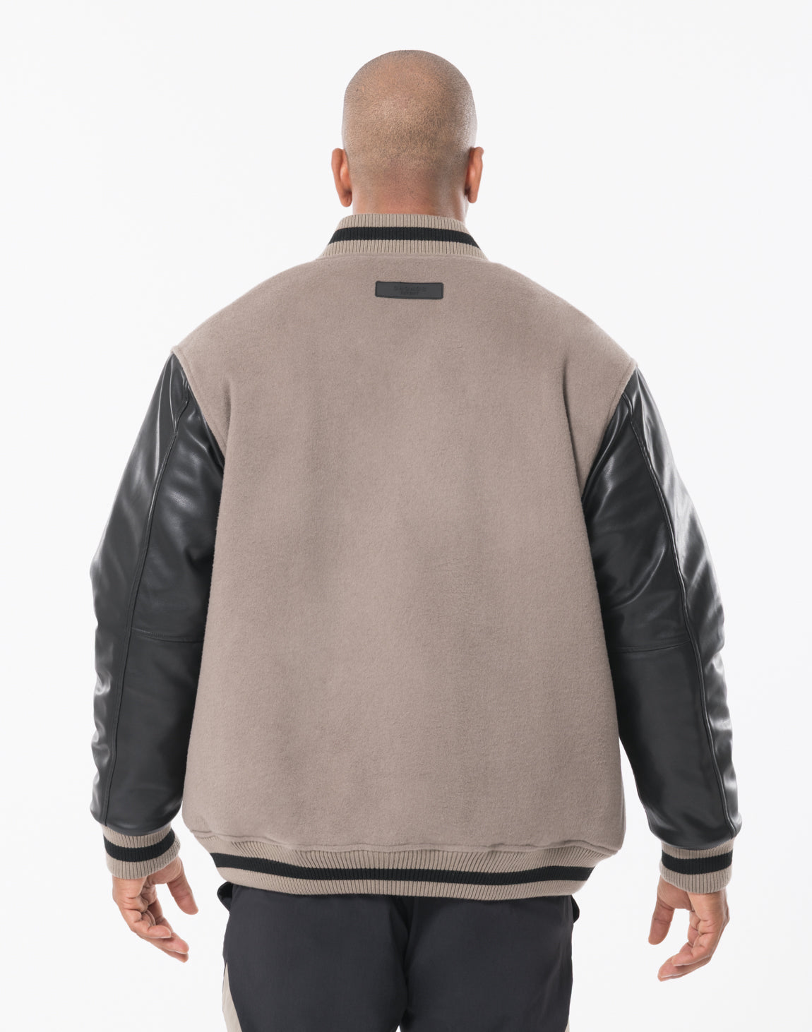 CRONOS STRETCH VARSITY JACKET【TAUPE】