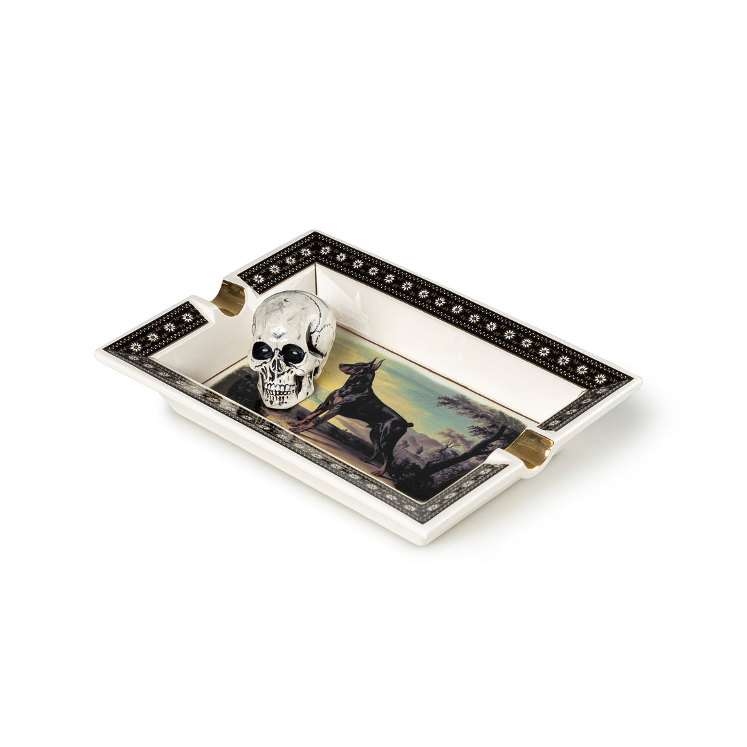 Neighborhood Square Incense Tray | Black