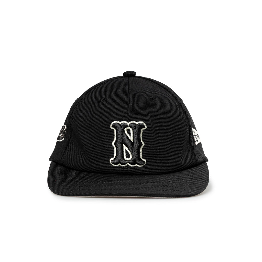 Neighborhood Baseball Cap | Black White