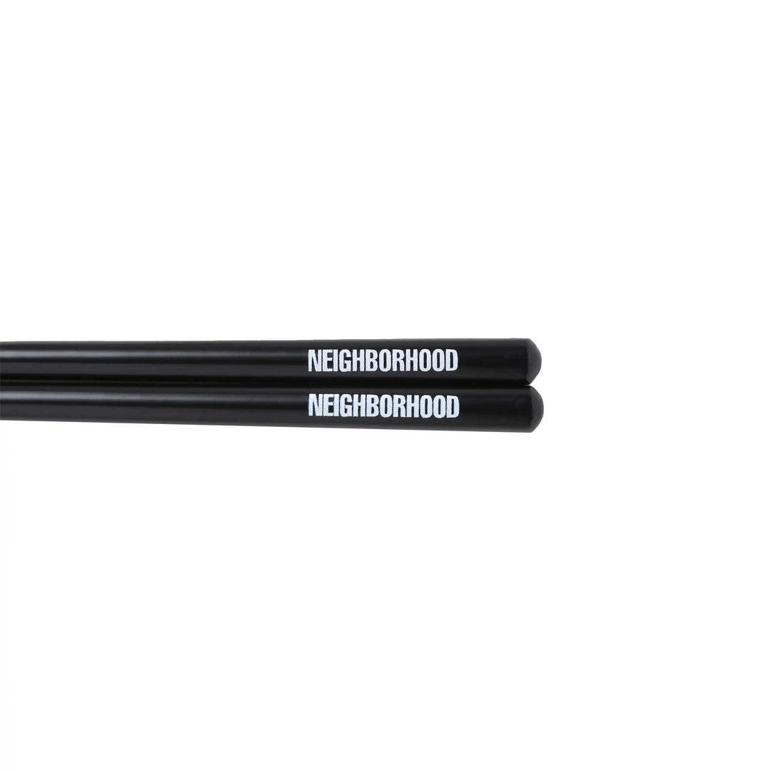 Neighborhood Chopsticks & Chopstick Rest Set | Black