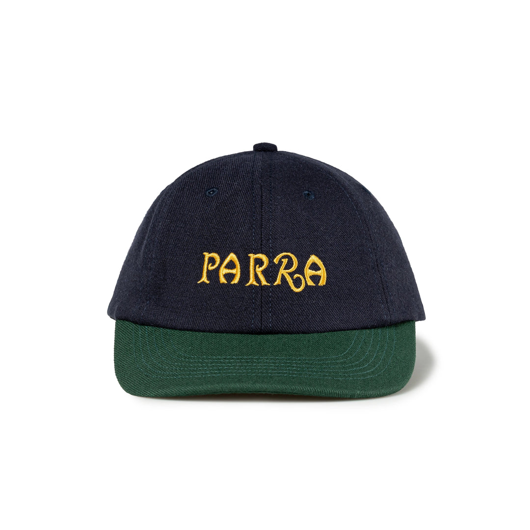 Parra Wordle Logo 6 Panel Hat | Dark Navy