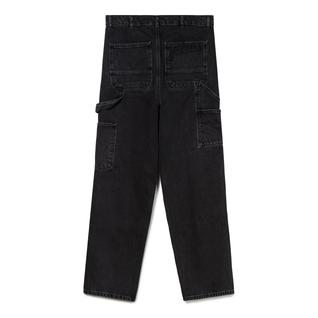 Patta Double Knee Denim Pants | Black Denim