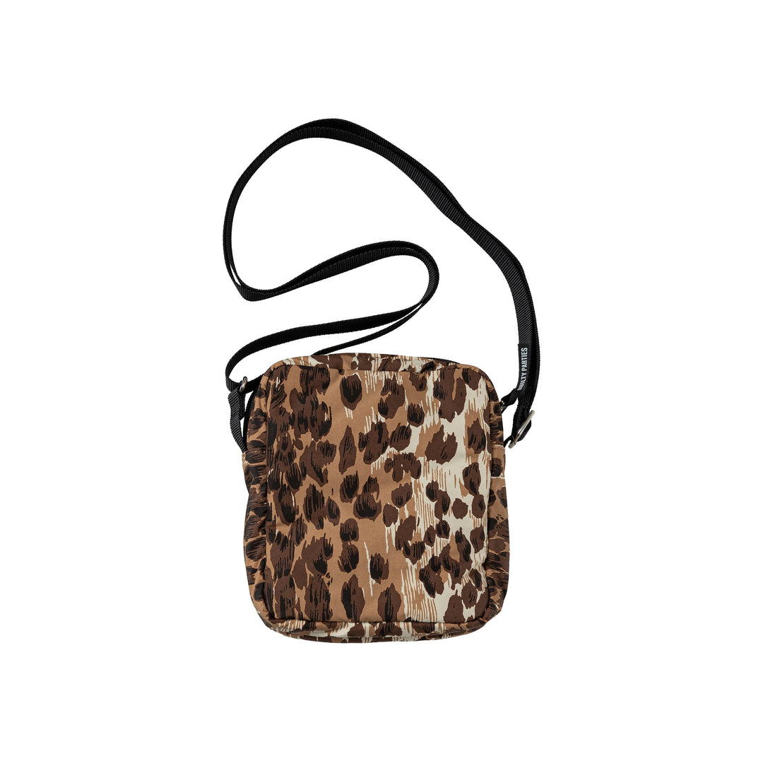 Wacko Maria x Speak Easy Leopard Small Type-1 Shoulder Bag | Beige