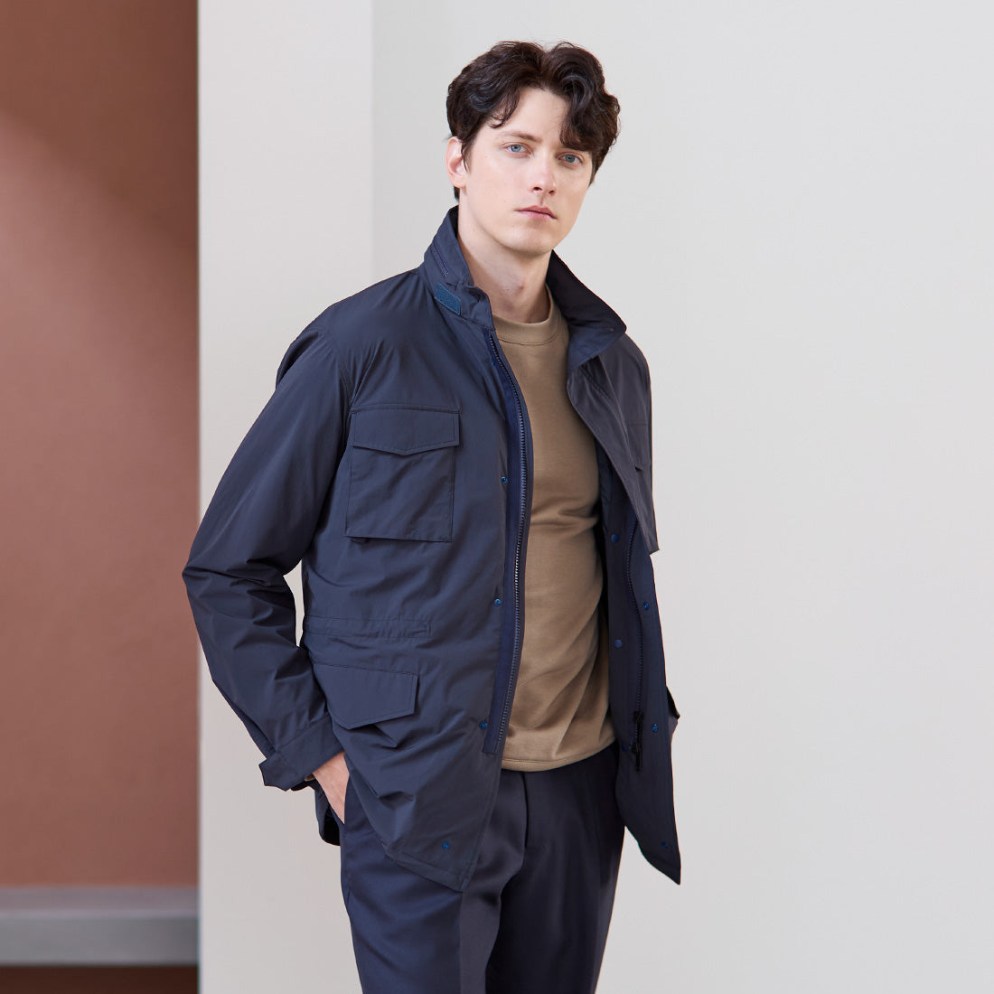 テックスナイロン M65フィールドジャケット ネイビー | ＋CLOTHET ONLINE