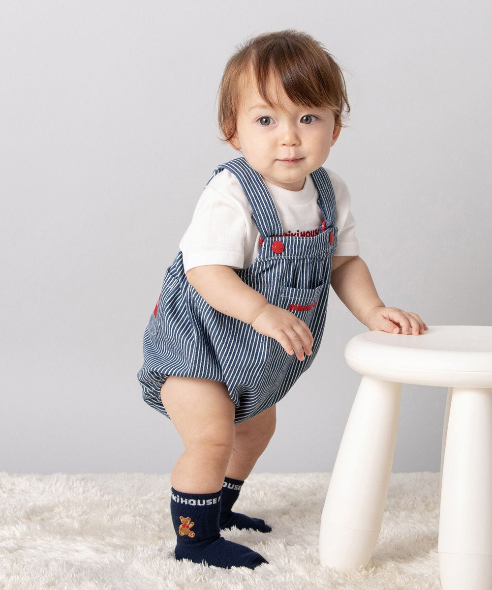 美品familiar ファミリア ベビー カバーオール 70cm 美品ファミリア