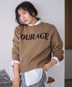 スウェットライクロゴニット / ANY | ファッション通販 【公式通販