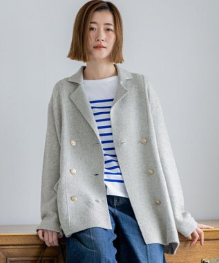 見上愛さん着用/Oggi掲載】カシミヤブレンド ニット ジャケット / 23区