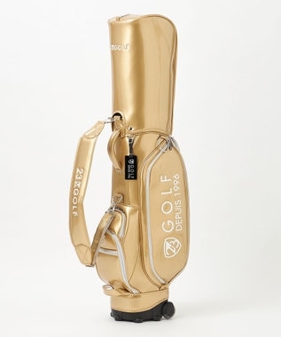 UNISEX】エレガントエナメルキャディバッグ キャスター付きで移動も